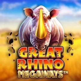 Great Rhino Megaways online game logo by Pragmatic Play on 7wisemensymp.org